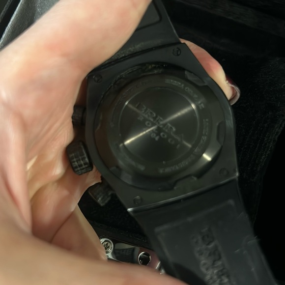 Brera Men’s Watch Black on Black Combination - With box - Picture 4 of 9